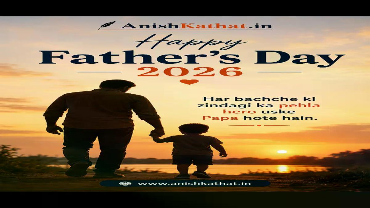 Father's Day 2026: Papa Ke Naam Ek Dil Se Thank You